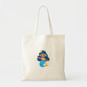 Bolsa Tote sereia azul
