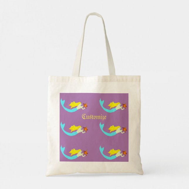 Bolsa Tote Sereia Blona com Star Thunder_Cove (Verso)
