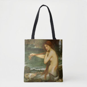 Bolsa Tote Sereia de John William Waterhouse