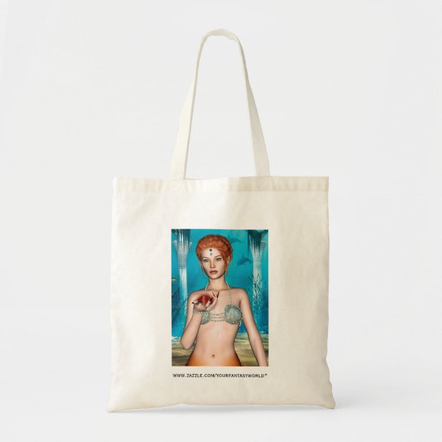 Bolsa Tote Sereia do Oceano (Frente)