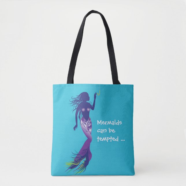 Bolsa Tote Sereia e gancho de Ouro (Frente)