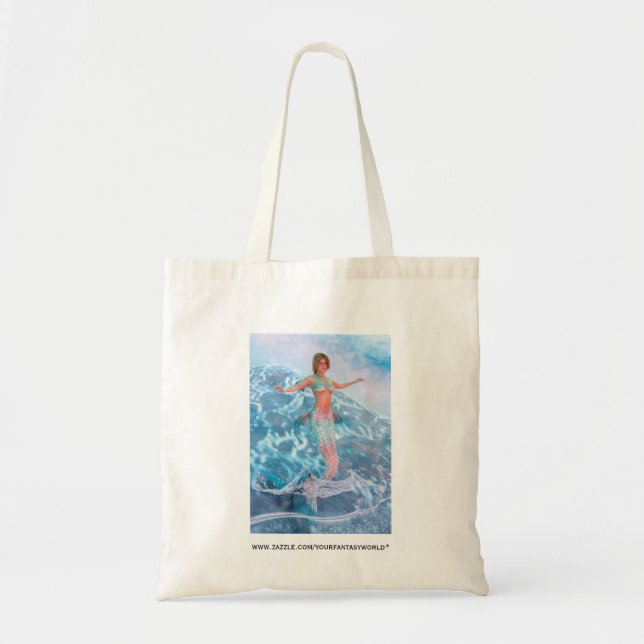 Bolsa Tote Sereia Fantasia (Frente)