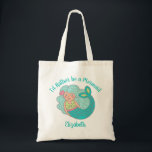 Bolsa Tote Sereia Mágica Personalizada<br><div class="desc">Personalize esta mala mágica de caldeira para si ou para um amigo. Também faz um presente ou um favor de festa de aniversário excelente. Projetado para você pelo Blackberry Boulevard.</div>