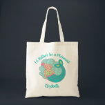 Bolsa Tote Sereia Mágica Personalizada<br><div class="desc">Personalize esta mala mágica de caldeira para si ou para um amigo. Também faz um presente ou um favor de festa de aniversário excelente. Projetado para você pelo Blackberry Boulevard.</div>