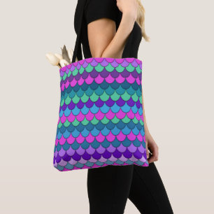 Bolsa Tote Sereia Multicolorida Colorida