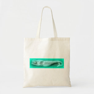 Bolsa Tote sereia verde-dormente
