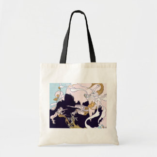 Bolsa Tote Sereias do art deco