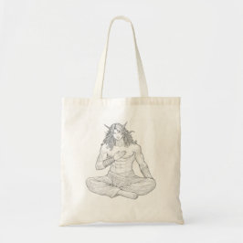 Bolsa Tote Serene Elf Warrior | Fantasy Anime Character Art