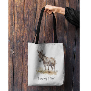 Bolsa Tote Serenidade de Burro Encantador, personalizado