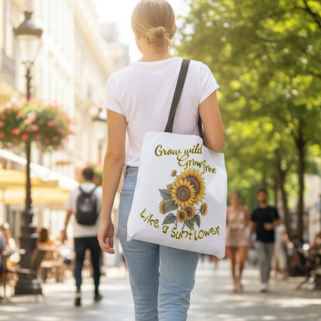 Bolsa Tote Serenidade de Girassol (Criador carregado)
