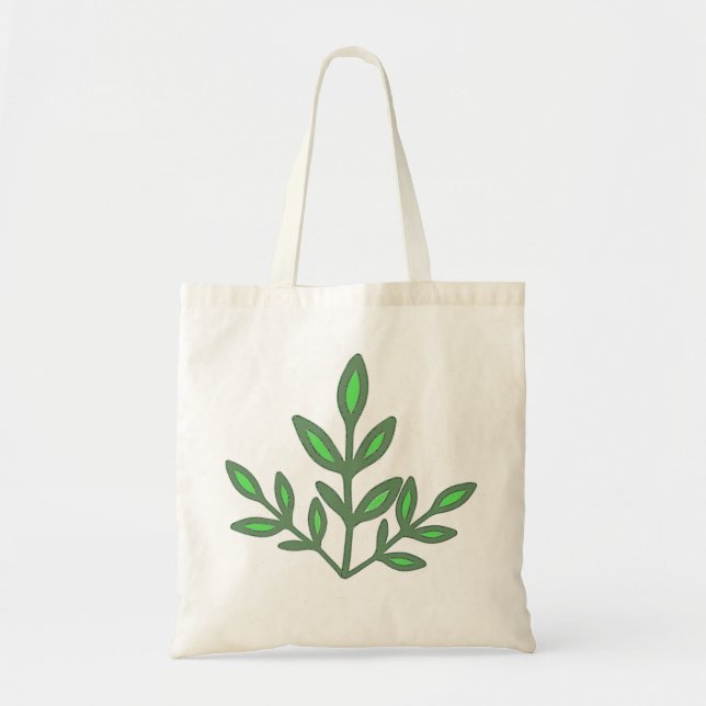 Bolsa Tote Serenidade do Ramo de Oliveira (Frente)