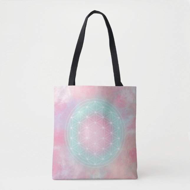 Bolsa Tote serenity flower of life (Frente)