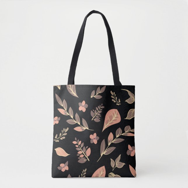 Bolsa Tote Série de Design de Flores (Frente)