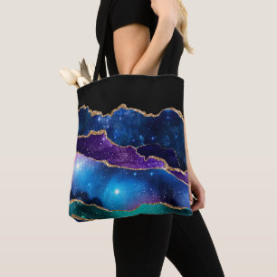 Bolsa Tote Série Galaxy Agate Design 13 