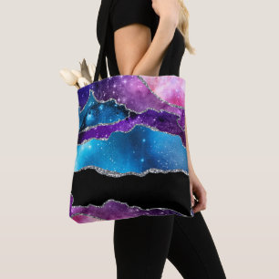 Bolsa Tote Série Galaxy Agate Design 7