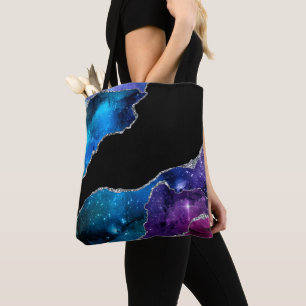 Bolsa Tote Série Galaxy Agate Design 9 