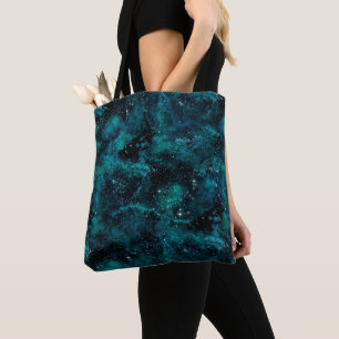Bolsa Tote Série Teal Galaxy Design 4