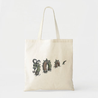 Bolsa Tote Serpente de mar dos retalhos, sacola das canvas