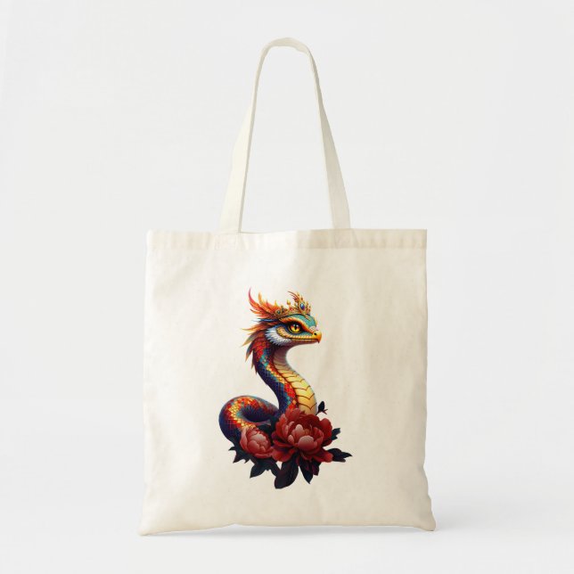 Bolsa Tote Serpente estrela real do universo. (Frente)