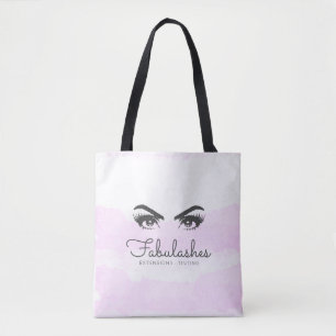 Bolsa Tote Serviço de Lascidas de Cores d'Água Rosa Blush