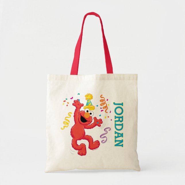 Bolsa Tote Sesame Street | Elmo Rainbow Birthday (Frente)