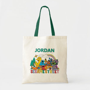 Bolsa Tote Sesame Street Onda Arco-íris