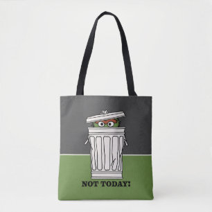 Bolsa Tote Sesame Street   Oscar the Grouch Não Hoje!