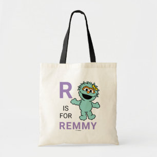 Bolsa Tote Sesame Street   R de Rosita   Adicione seu Nome