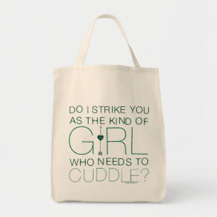 Bolsa Tote Seta o tipo da menina quem precisa de afagar?