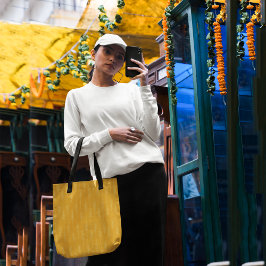 Bolsa Tote Setas amarelas