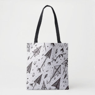 Bolsa Tote Setas e pipas