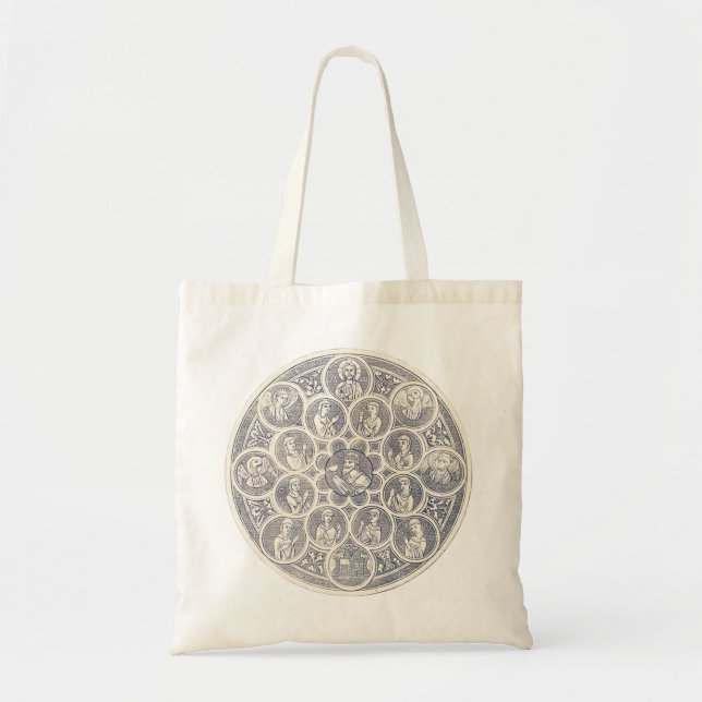 Bolsa Tote Sete virtudes e Jesus Cristo (Frente)