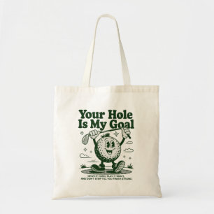 Bolsa Tote Seu Buraco É Meu Objetivo Golfe Divertido Golfe Go