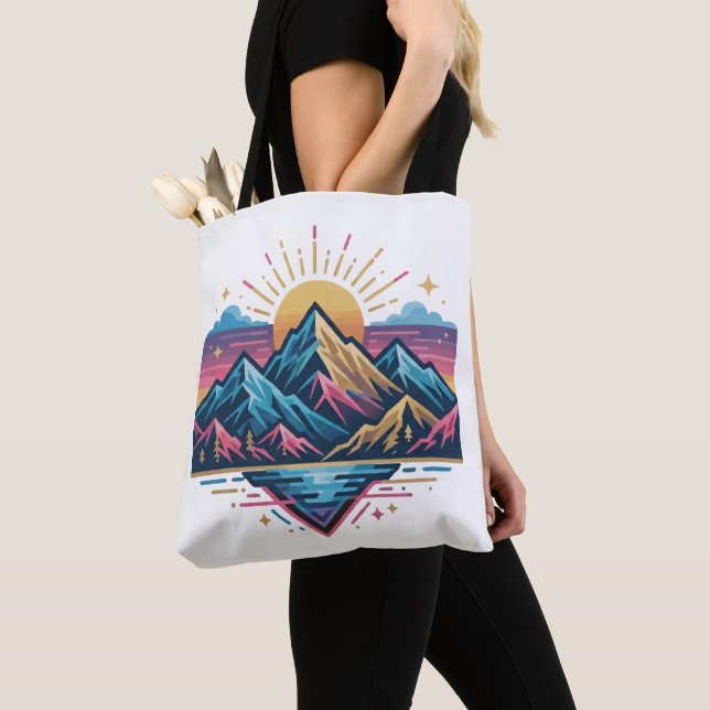 Bolsa Tote Seu design moderno e trendy (Close Up)