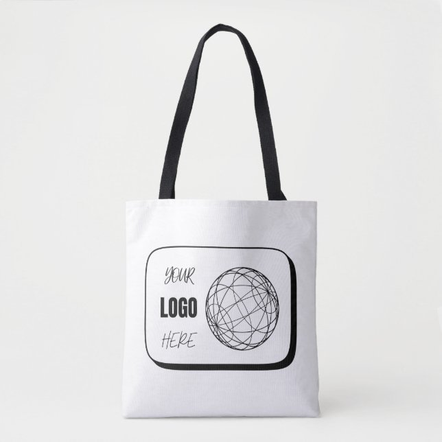 Bolsa Tote Seu Logotipo Aqui (Frente)