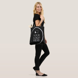 Bolsa Tote Seu Logotipo Aqui Moderno