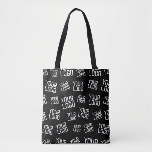 Bolsa Tote Seu logotipo de design ou negócios Posicionament