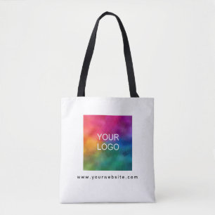Bolsa Tote Seu logotipo Endereço Web Promocional Modelo Média