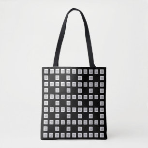 Bolsa Tote Seu logotipo ou imagem padrão de repetição exclusi