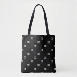 Bolsa Tote Seu logotipo ou qualquer imagem Listras diagonai