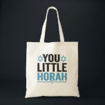 Bolsa Tote Seu Pequeno Horah Hanukkah Engraçado Judeu Dizendo<br><div class="desc">chanukah, menorah, hanukkah, dreidel, jedesejo, Chrismukkah, feriado, horah, natal, </div>