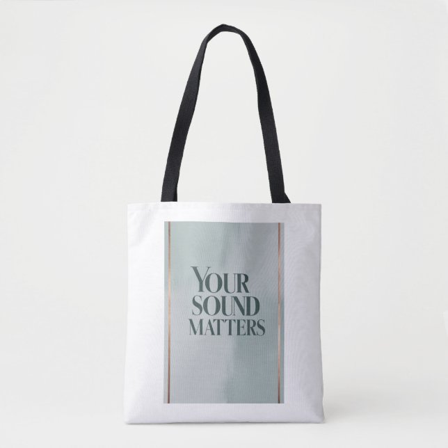 Bolsa Tote Seu Som Importa opção 3 (Frente)