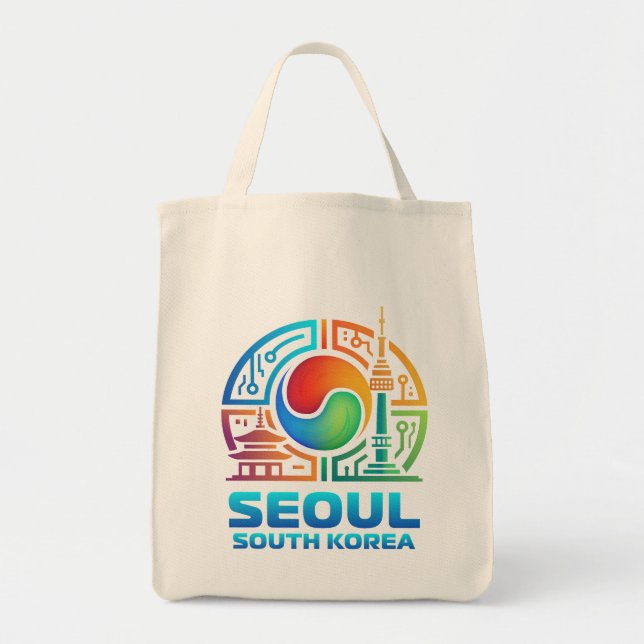 Bolsa Tote Seul Coreia do Sul (Frente)