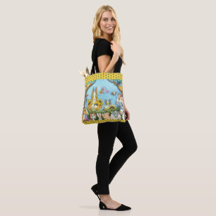 BOLSA TOTE SEUS GATOS E MENAGÉRIOS DE AMIGOS, ENGRAÇADOS