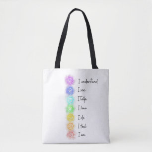 Bolsa Tote Seven Chakras Yoga