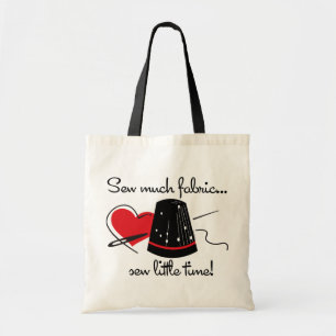 Bolsa Tote Sew muito tecido