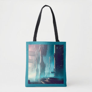 Bolsa Tote SF Cidade Futurística 1