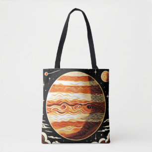 Bolsa Tote SF Júpiter Woodcut 3
