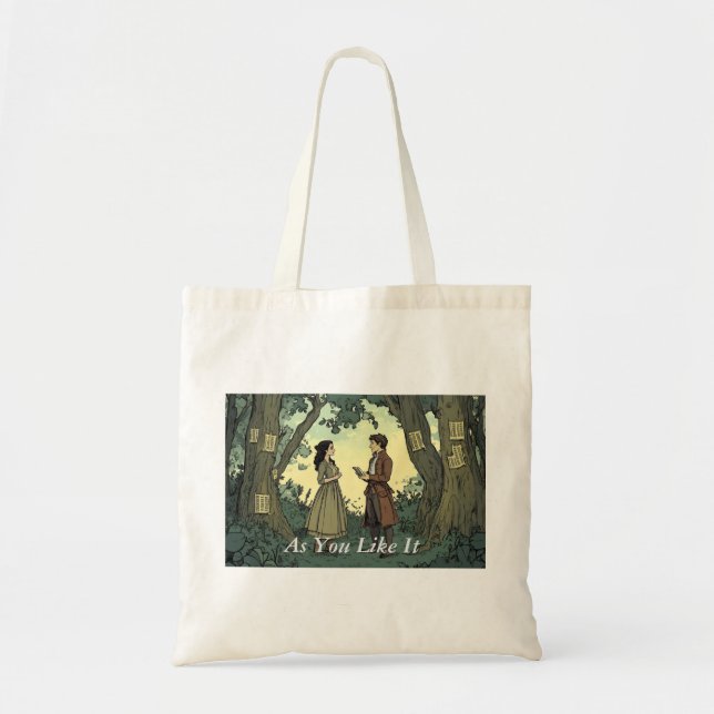 Bolsa Tote Shakespeare como você gosta (Frente)