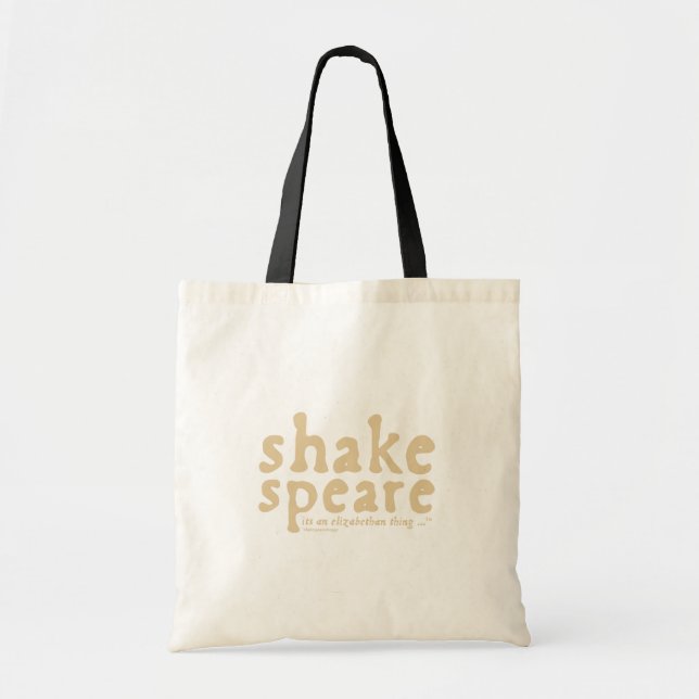 Bolsa Tote Shakespeare - é uma coisa Isabelino (Frente)